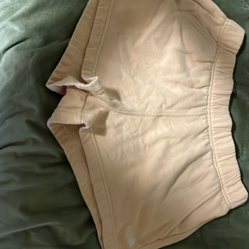Light peach north face shorts